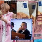 Fotka dôchodcov a vedla nich su euro bankovky